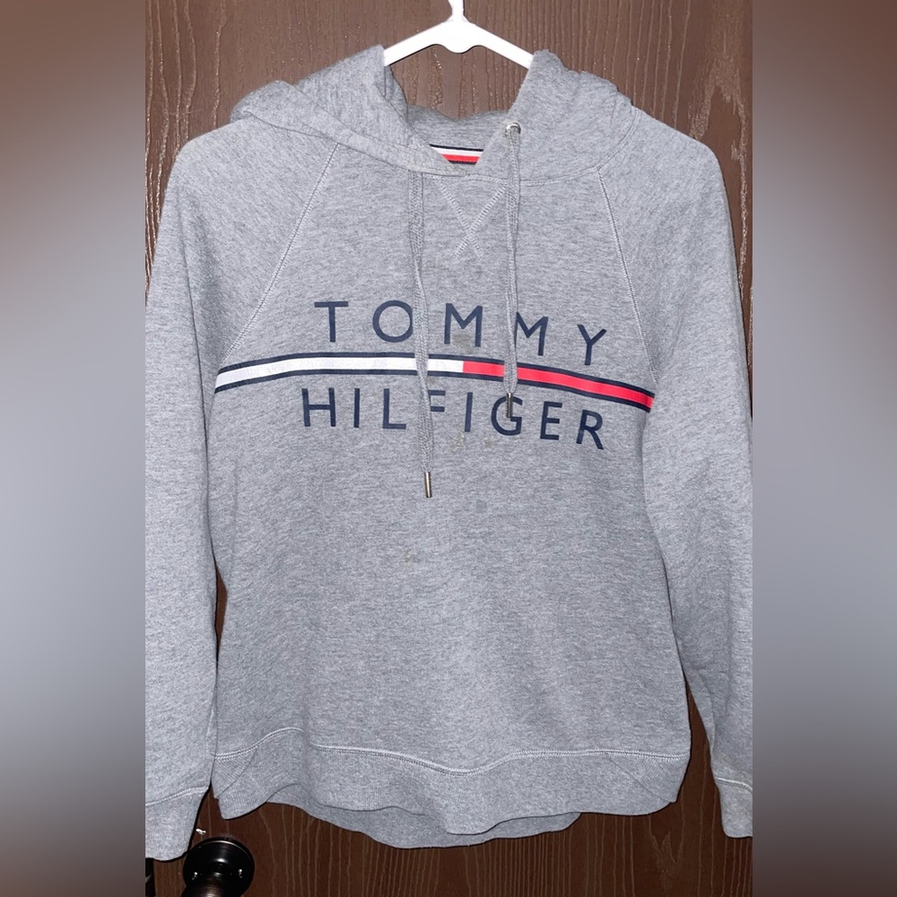 Tommy H grey hoodie